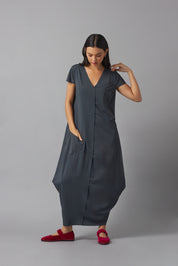 Effortless basic dress | Gris Grafito |