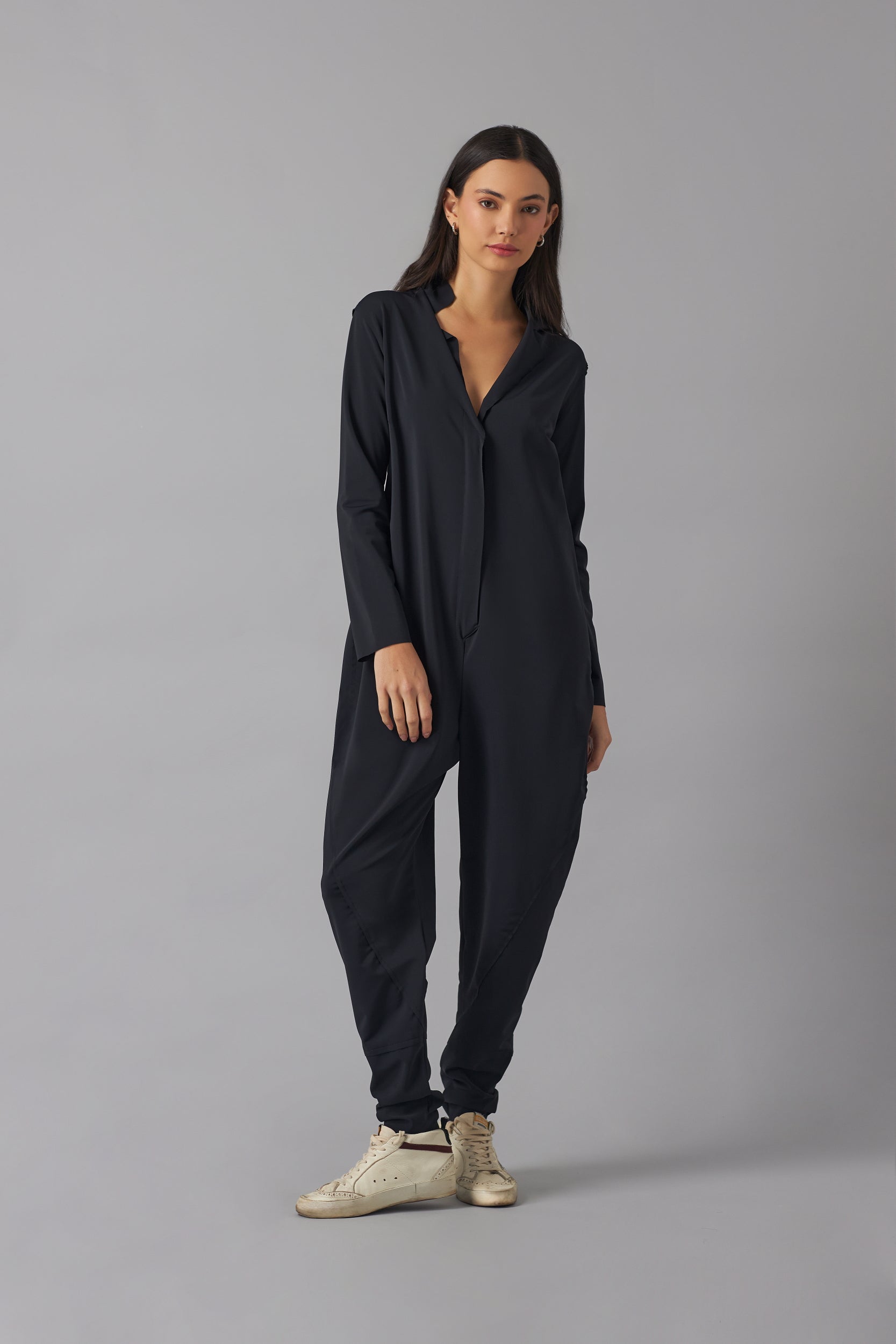 Utility jumpsuit | Negro |