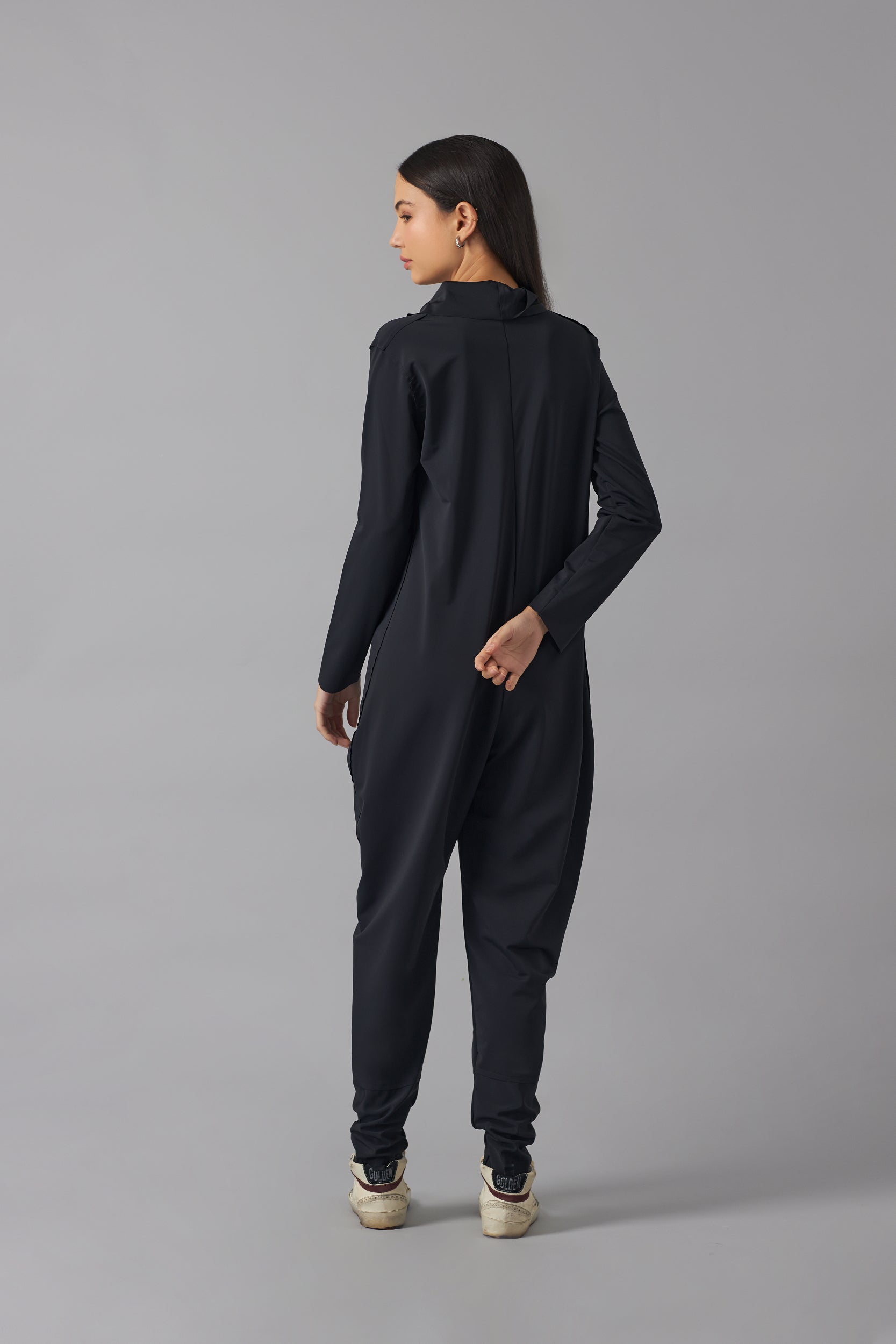 Utility jumpsuit | Negro |