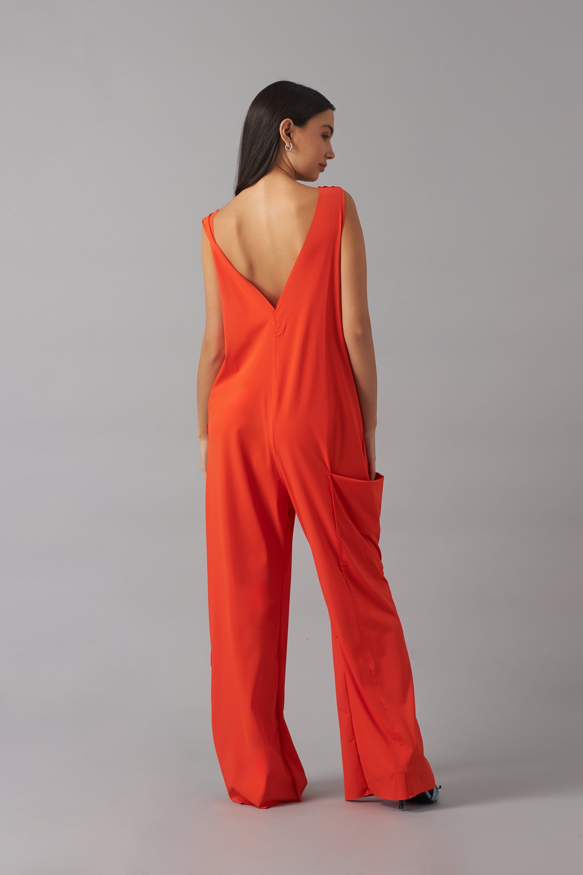 Sleeveless Mono  | Naranja Vivo |