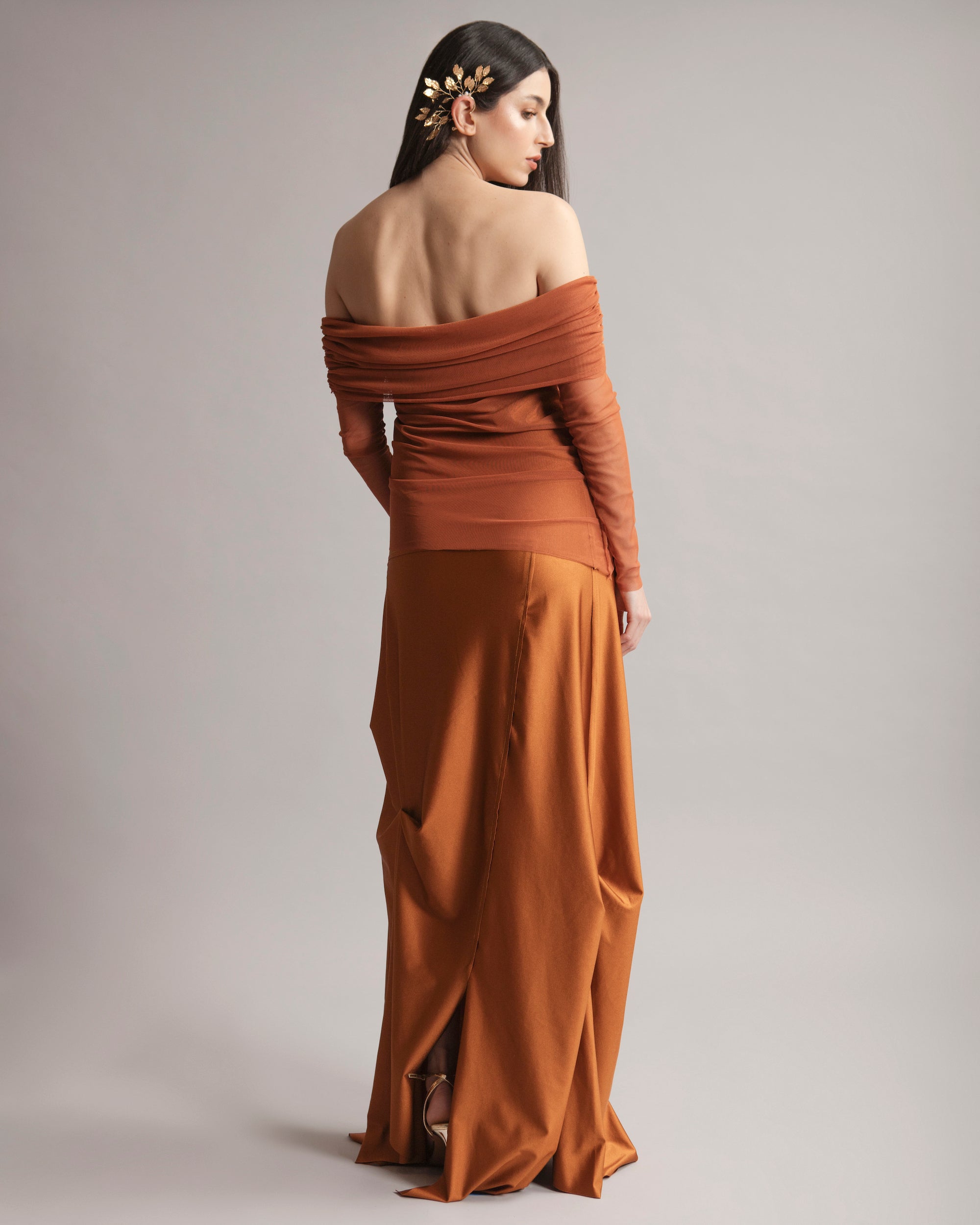 Pia Dress | Ocre |