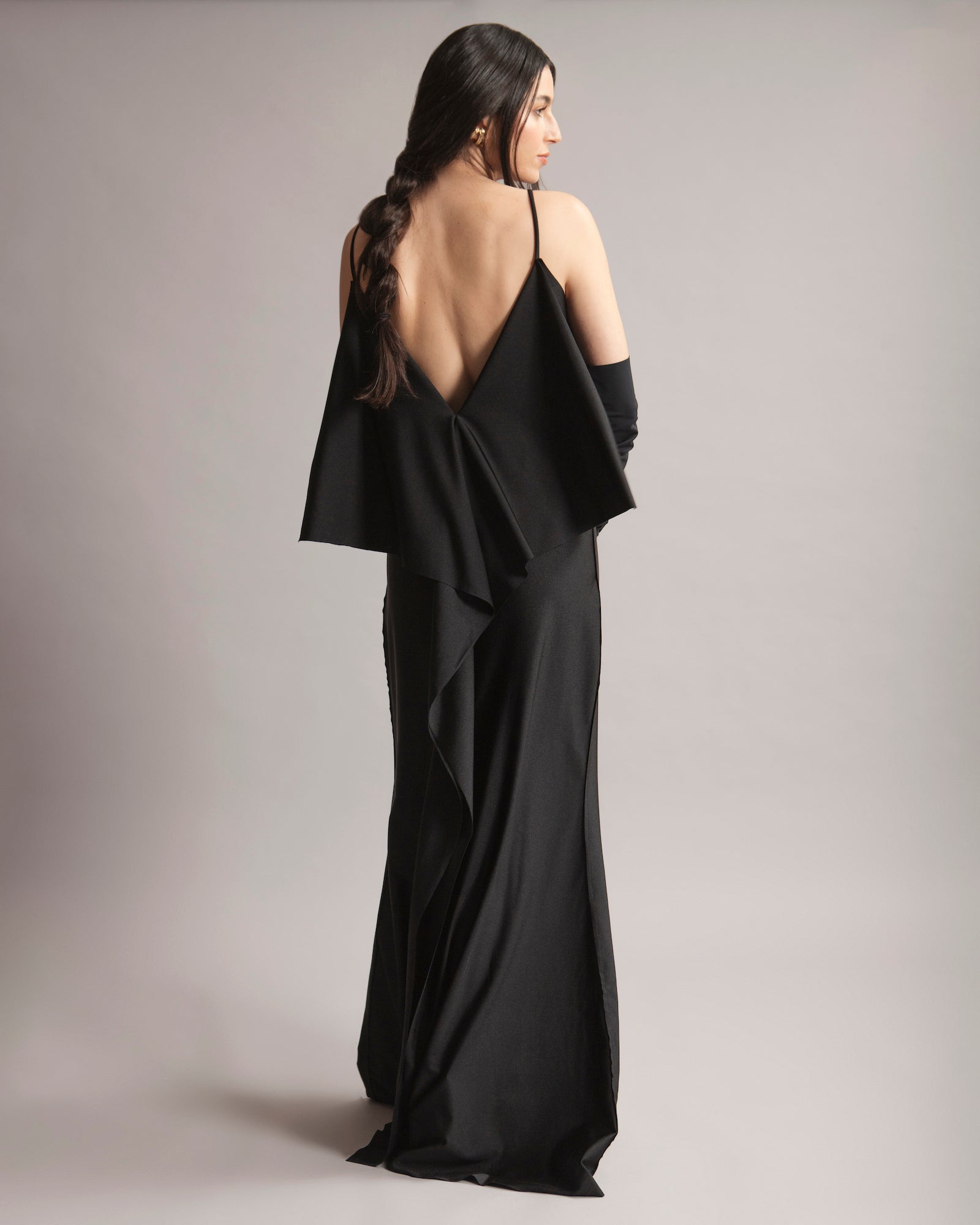 Fly Dress | Negro Brillante |
