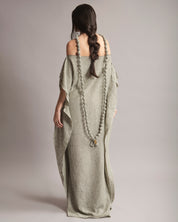 Senda Cotton Dress With Necklace | Verde |