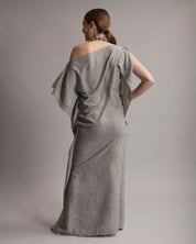 Senda Cotton Dress With Necklace | Gris |