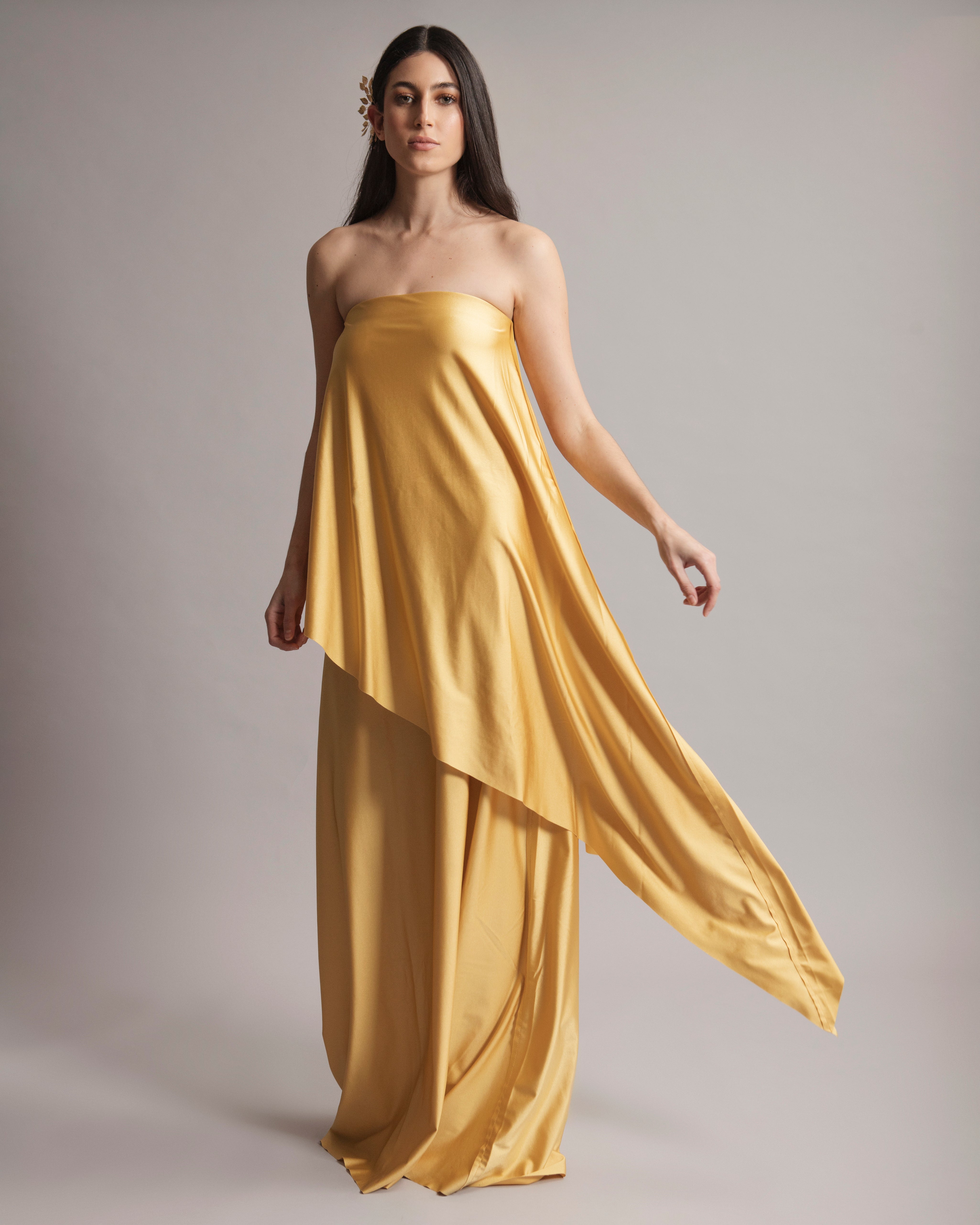 aura silk strapless dress Aura Silk Strapless Dress | CHRISTOPHER ESBER