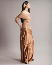 Pia Dress | Champagne |