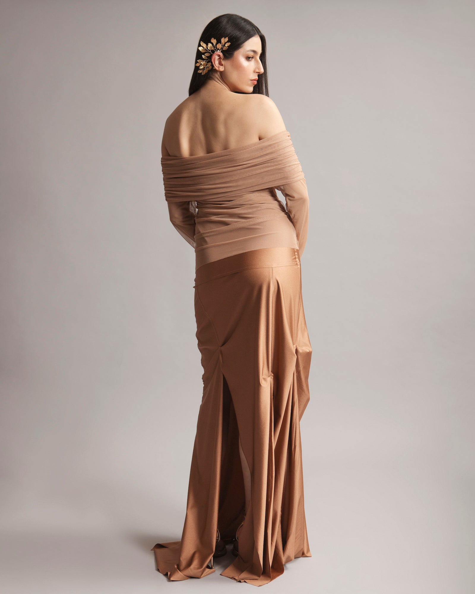 Pia Dress | Champagne |