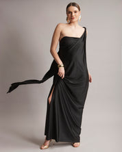 Lu Dress | Negro Brillante |