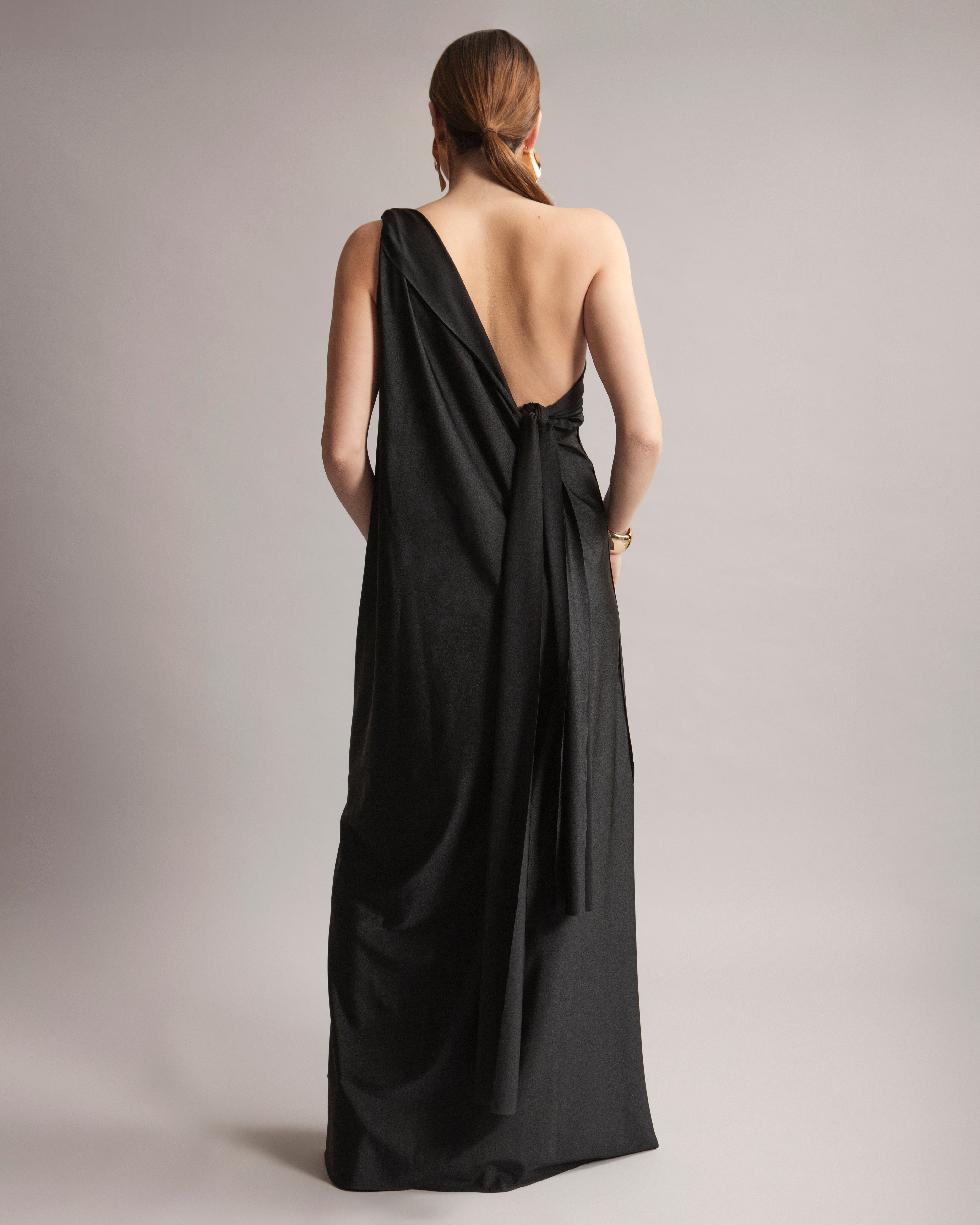 Lu Dress | Negro Brillante |