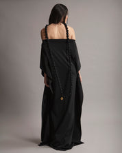 Senda Lycra Dress With Necklace | Negro |