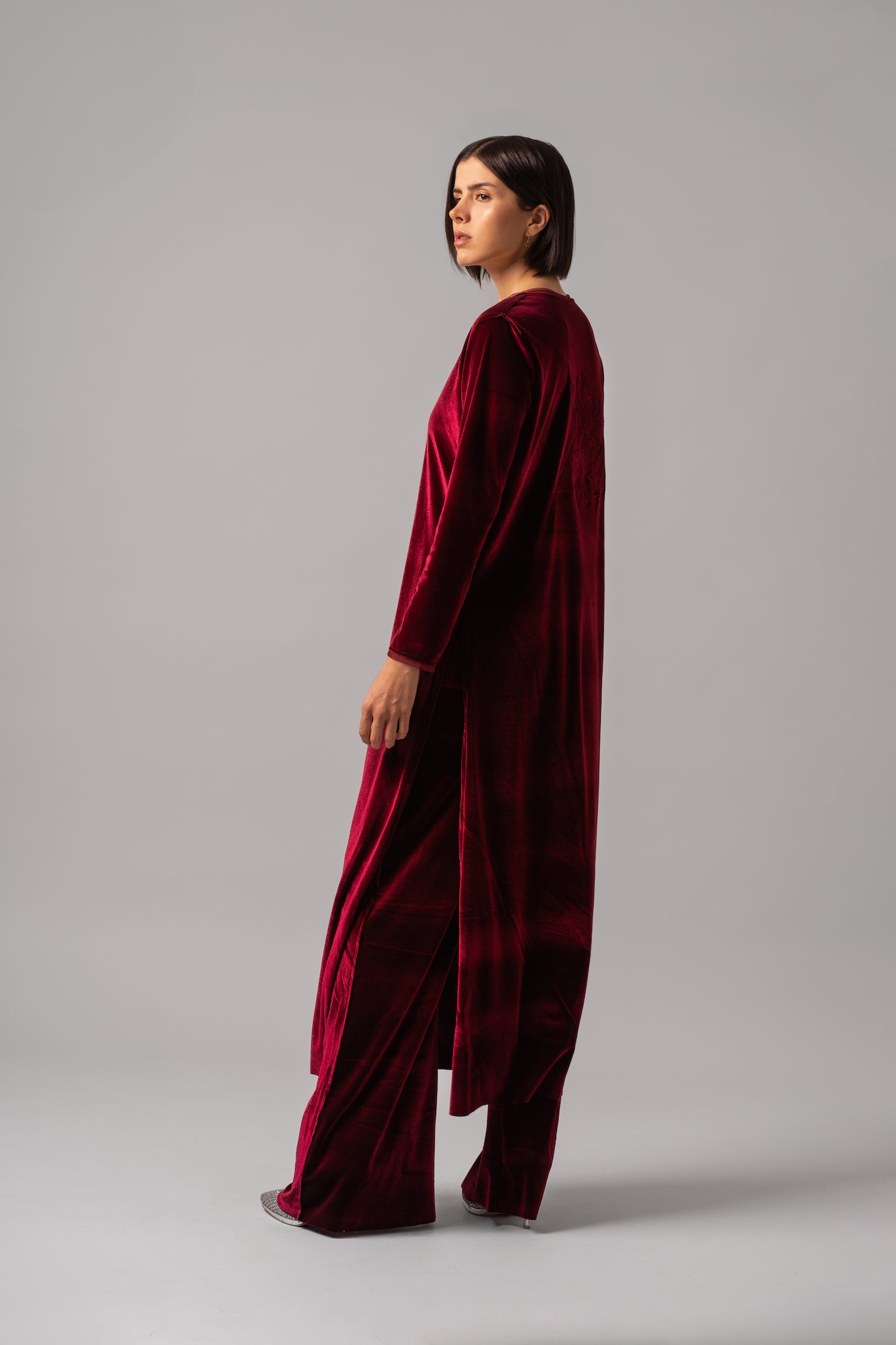 Magnolia Tunic Set | Burgundy |
