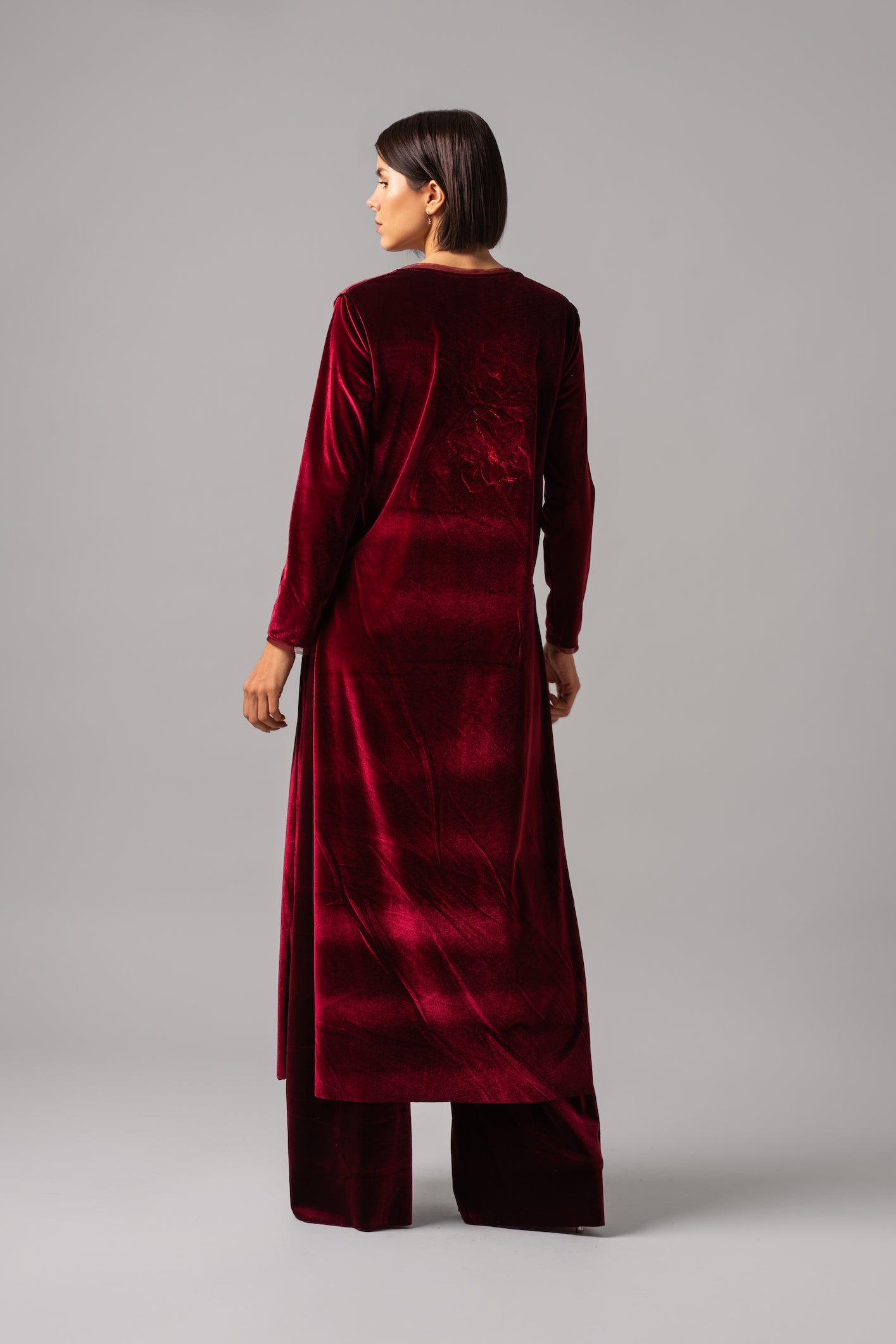 Magnolia Tunic Set | Burgundy |