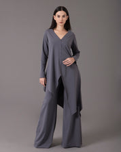 Bell bottom asymmetric set | Gris |