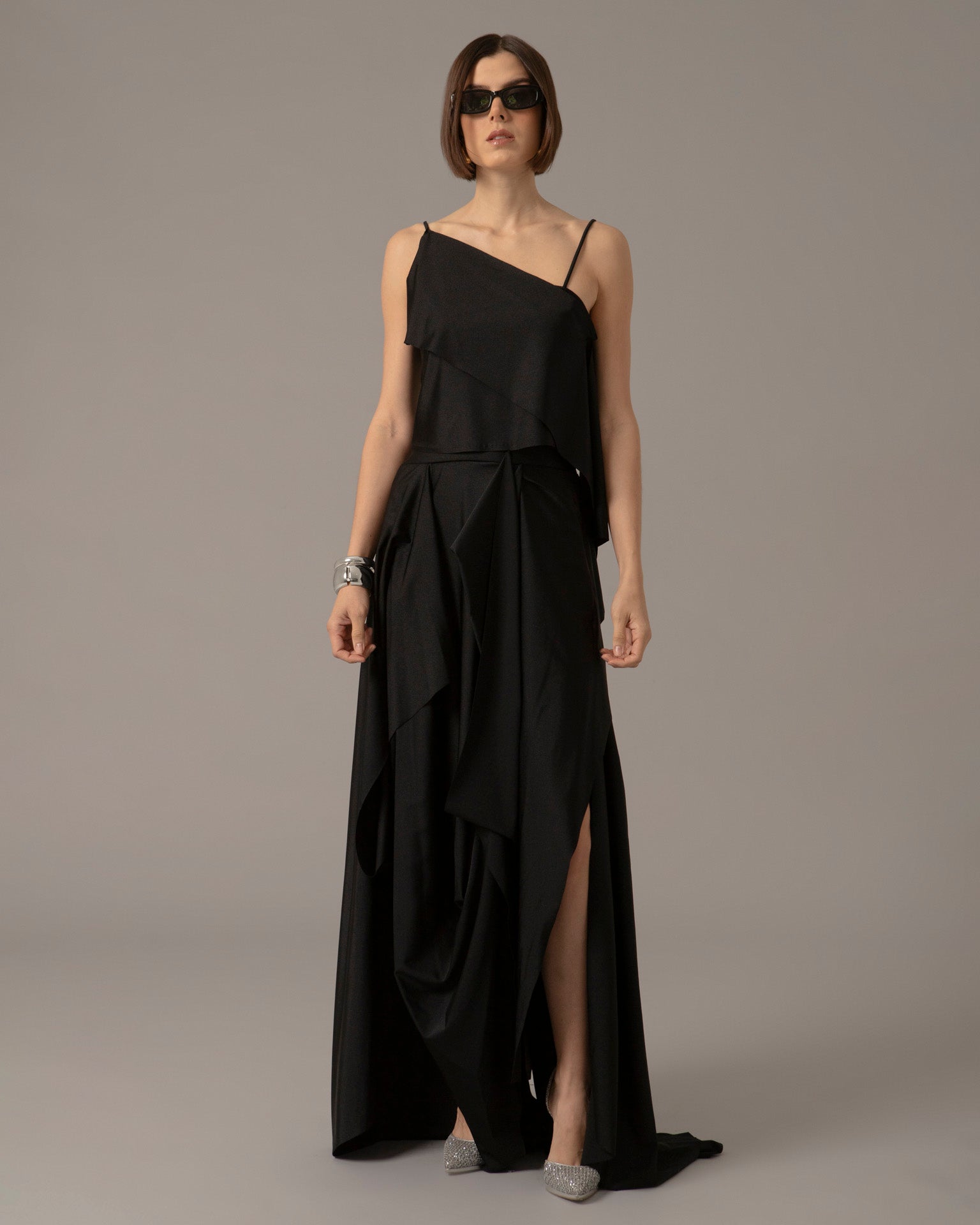 Two piece pike skirt set | Negro Brillante |