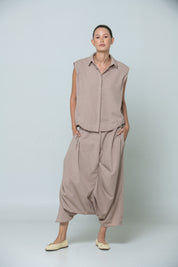 Lina Balloon Pants | Beige |