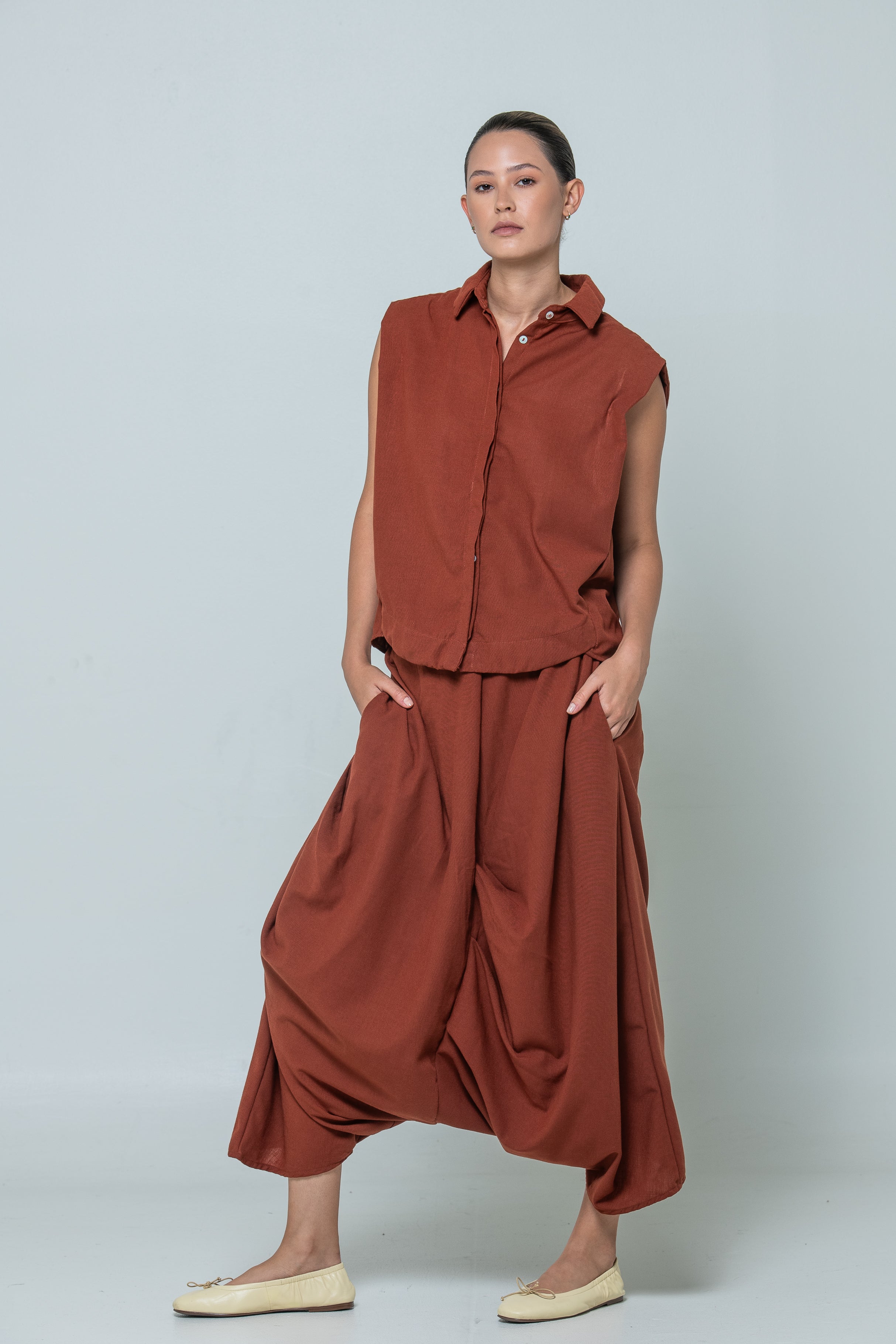 Balloon Pants | Terracota |