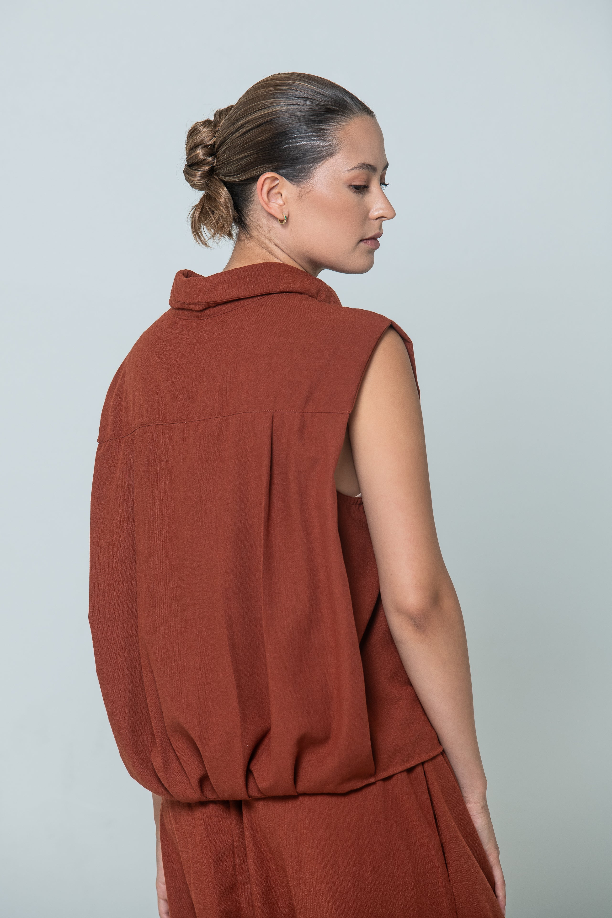 Lina Blouse | Terracota |