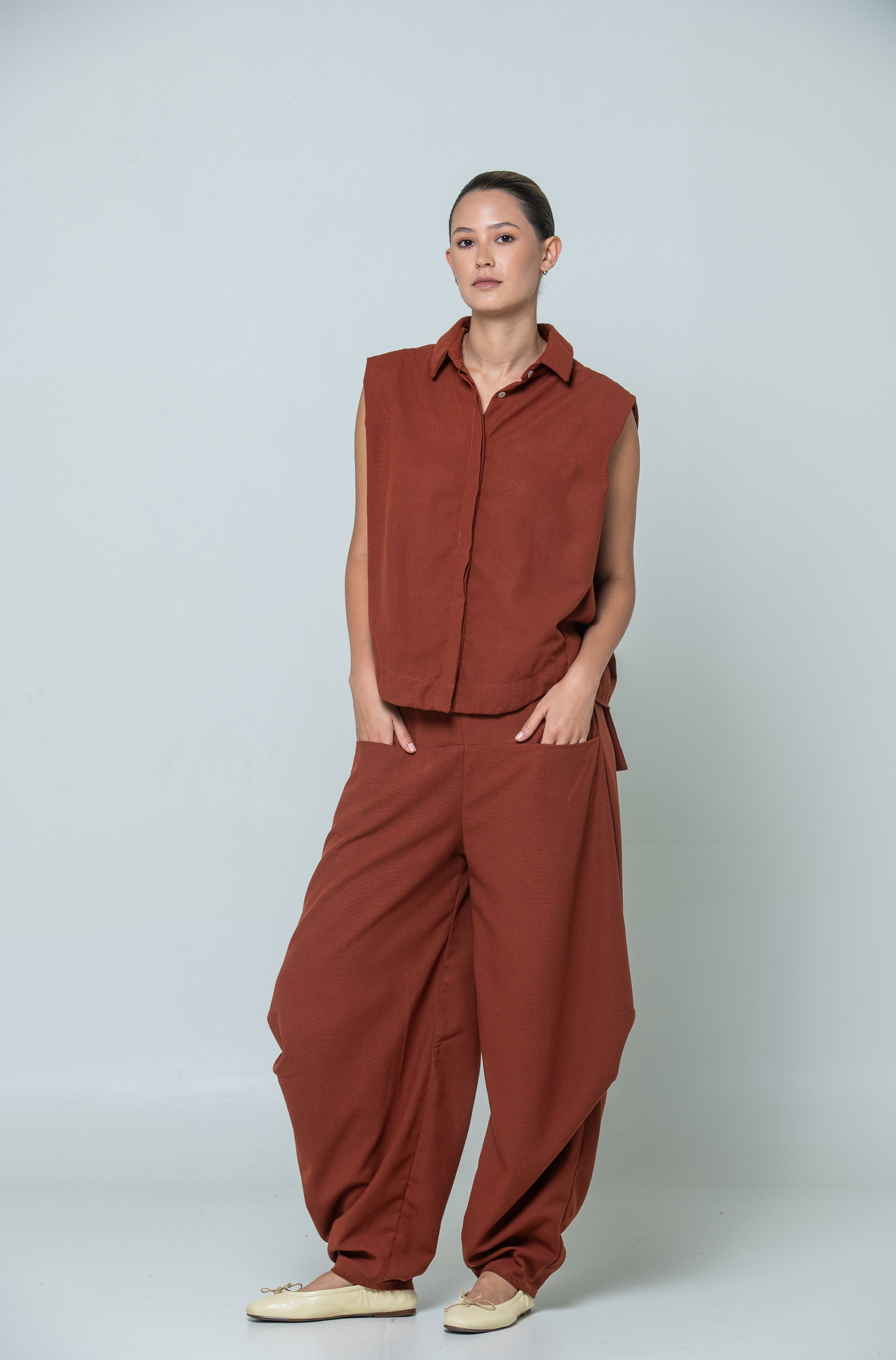 Lina Pants | Terracota |